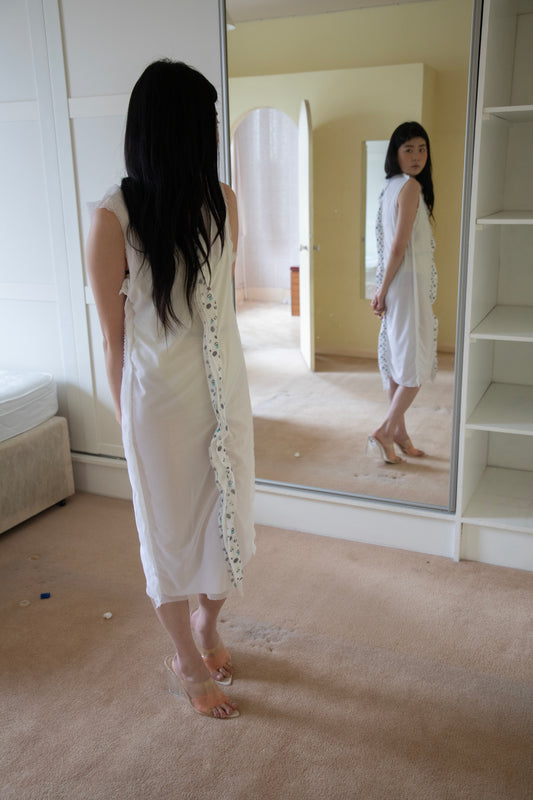 Music Note Dress (White)
