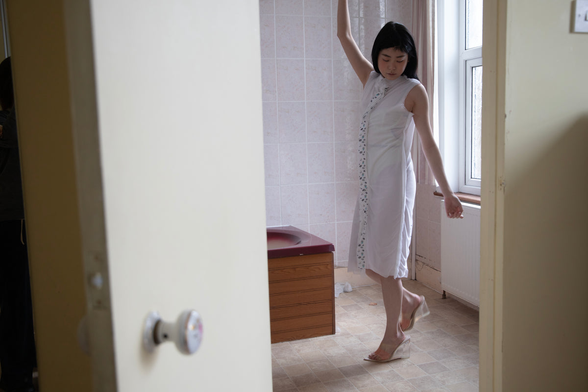 Music Note Dress (White)