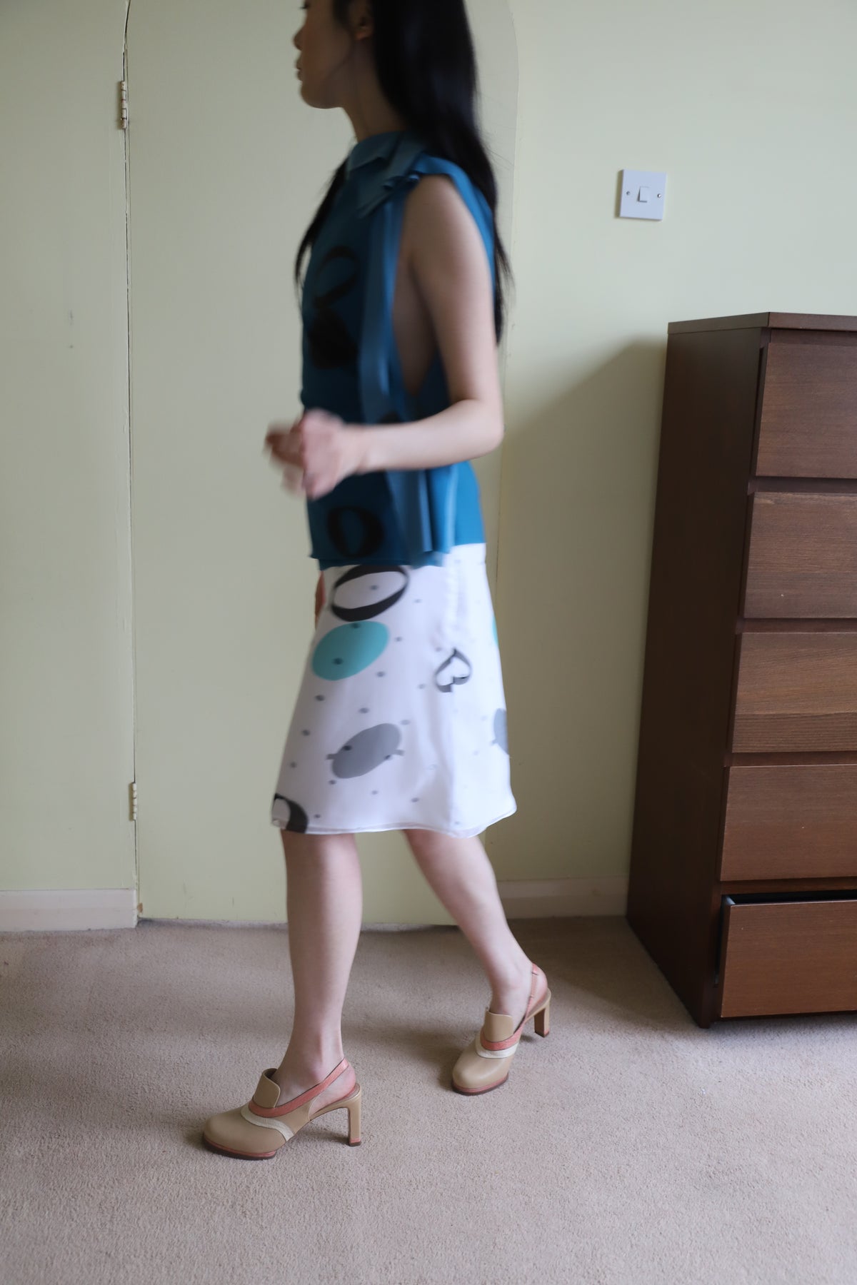 Music Note Skirt (Pink)