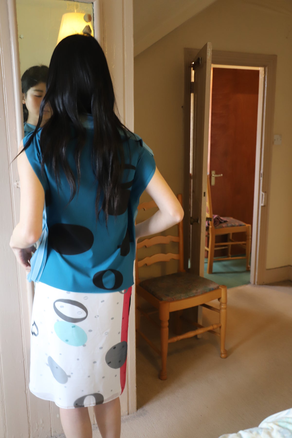 Music Note Skirt (Pink)